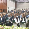 बङ्गलादेशका भावी प्रधानमन्त्री तारिक रहमान र सांसदहरूद्वारा संसदको शपथ ग्रहण