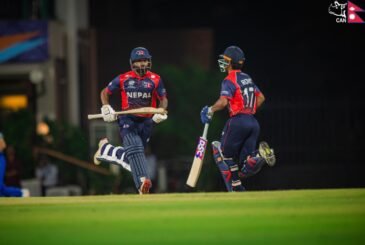 टी-२० विश्वकपको अभ्यास खेलमा नेपाल विजयी