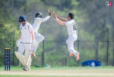 जय ट्रफी फाइनल : पुलिसमाथि आर्मीलाई १ सय ७८ रनको अग्रता