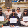 जाँचबुझ आयोगको प्रतिवेदन सार्वजनिक गर्न जेनजी समूहको दबाब, कालोपट्टी बाँधेर प्रदर्शन