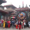 कालभैरव मन्दिरमा भक्तजन