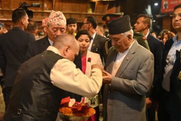 राष्ट्रपति पौडेलद्वारा सेतो मच्छिन्द्रनाथको विशेष पूजाअर्चना