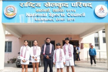 टेनिस टोली श्रीलङ्का प्रस्थान