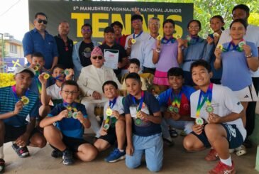 राष्ट्रिय जुनियर टेनिसमा दर्शिल र सारालाई स्वर्ण पदक