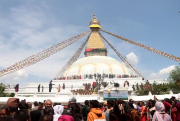 काठमाडौँको बौद्धमा तेमाल जात्रा(फोटोफिचर)
