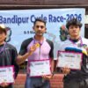 बन्दीपुरको पर्यटन प्रवर्द्धन गर्न आयोजित ‘साइक्लिङ’मा काभ्रेका खरेल प्रथम