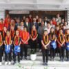 साफ महिला च्याम्पियनसिपमा सहभागी हुने टोलीको बिदाइ
