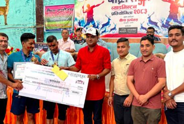 बाह्रसिङ्गा ब्याडमिन्टन प्रतियोगिताको उपाधि राम र राजेन्द्रलाई