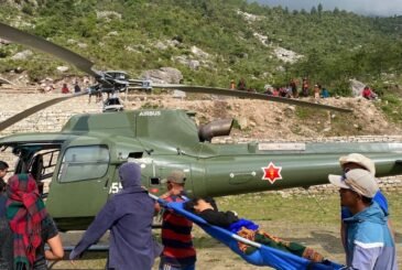 उत्तरी गोरखाबाट गम्भीर अवस्थाकी सुत्केरीको हेलीबाट उद्धार