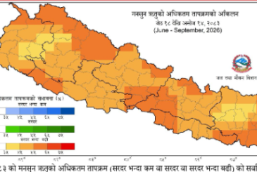 यसवर्षको मनसुनमा देशका धेरैजसो ठाउँमा सरदरभन्दा कम पानी पर्ने