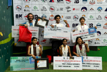तेन्जिङ नोर्गे शेर्पा ओपन लिड क्लाइम्बिङ प्रतियोगिता सम्पन्न, पुरुषतर्फ रोनक उप्रेती प्रथम