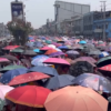 बुटवलमा अव्यवस्थित बसोबासी तथा भूमिहीनको प्रदर्शन, डोजर आतंक रोक्न माग