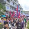 केवलकार निर्माणको काम अघि बढाउनुपर्ने भन्दै ताप्लेजुङमा र्‍याली