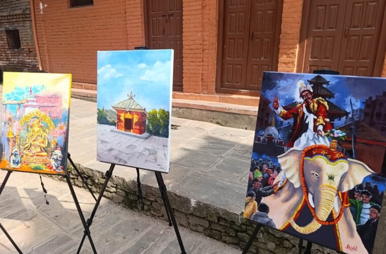 क्यान्भासमा उतारिए मध्यपुरका सम्पदा