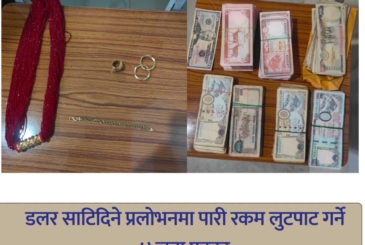 डलर साटिदिने भन्दै ठगी गर्ने चार जना पक्राउ