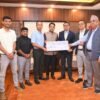रास्वपा महामन्त्री आचार्यद्वारा प्रधानमन्त्री  दैवी प्रकोप उद्धार कोषमा एक करोड एक लाख  सहयोग