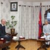 सभामुख अर्यालसँग नेपालका लागि अष्ट्रेलियाका राजदूतको शिष्टाचार भेट