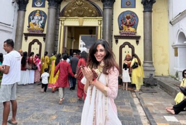 बलिउड अभिनेत्री पूजा चोपडाद्वारा पशुपतिनाथको दर्शन