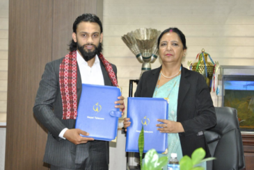 क्रिकेटर कुशल भूर्तेल नेपाल टेलिकमको ब्रान्ड एम्बेसडर नियुक्त