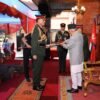 राष्ट्रपतिद्वारा भारतीय स्थल सेनाध्यक्ष सेठलाई नेपाली सेनाको मानार्थ महारथीको दर्जा प्रदान