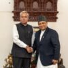 परराष्ट्रमन्त्री खनालसँग भारतीय राजदूत श्रीवास्तवको बिदाइ भेट