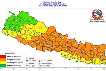 तीन दिन भारी वर्षा र बाढीको जोखिम, सर्तकता अपनाउन आग्रह