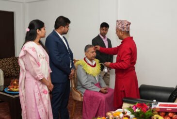 उपराष्ट्रपतिले ग्रहण गरे बडादसैँको टीका