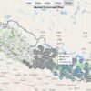 पछिल्लो २४ घण्टामा काभ्रेको रोशीमा सबैभन्दा धेरै वर्षा