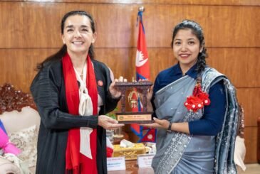 डंगोल र राजदूत पुइग–इञ्जाबीच नेपाली चलचित्र उद्योग र फ्रान्सेली चलचित्र उद्योगको सहकार्यबारे छलफल