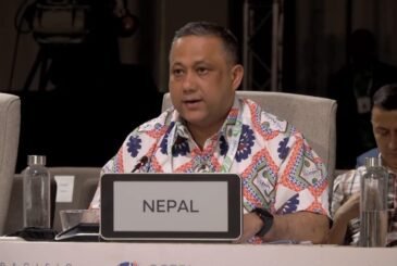 नेपाल र प्रशान्त क्षेत्रका टापु राष्ट्रहरू जलवायु सङ्कटको अग्रपंक्तिमा छन् : परराष्ट्रमन्त्री खनाल